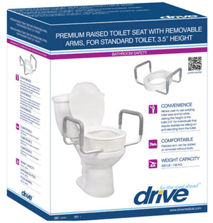 Premium Raised Toilet Seat with Removable Arms|Premium Raised Toilet Seat with Removable Arms Packaging