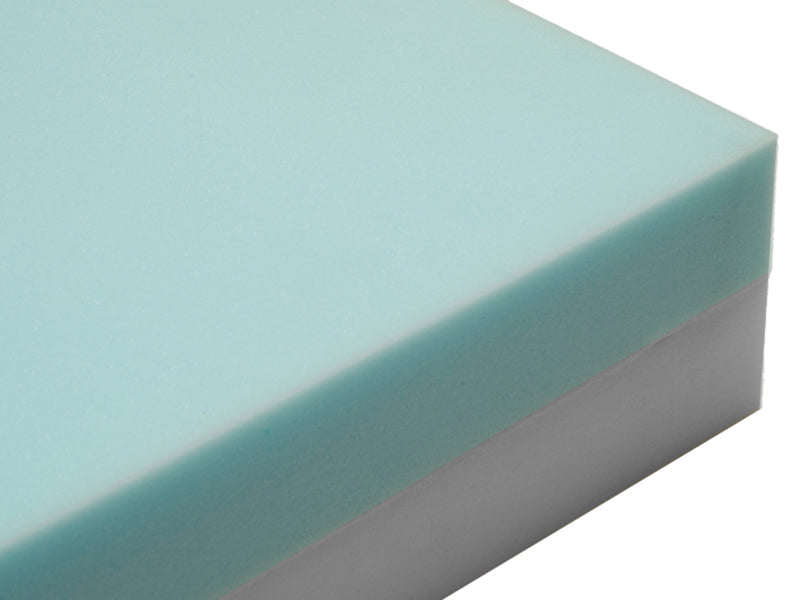 Protekt 600 Bariatric Pressure Redistribution Foam Mattress|Close up on dual layer foam on Protekt 600 Bariatric Mattress|Protekt 600 Bariatric Mattress has optional side rails|360 degree nylon cover is vapor permeable and easy to clean