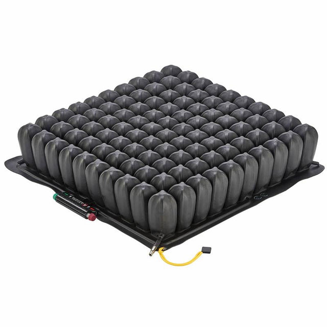 ROHO Quadtro Cushion - High Profile without cover|ROHO Quadtro Cushion - High Profile With cover|Optional Planar Solid Seat Insert|Optional Roho Contour Base|Optional Privacy Shield is available in four sizes
