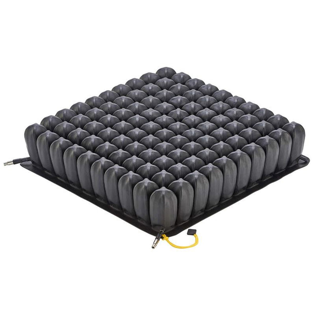 Roho High Profile Dual Compartment Cushion without cover|Optional Contour base prevents hammocking on sling seats|Optional Privacy Shield is available in four sizes and can be washed|Optional Planar Insert can be used just under cover to provide sturdy base
