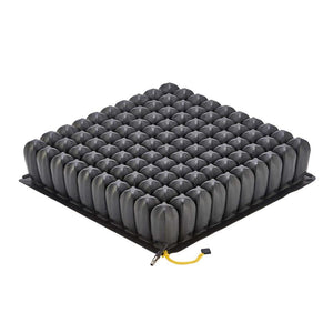 Roho High Profile Single Compartment Cushion without cover|Roho High Profile Single Compartment Cushion without cover side view|Roho High Profile Single Compartment Cushion with cover|Roho Contour Base is optional and can be used with Sling Seats|Roho Planar Solid Seat Insert slides into seat cushion for more firmness|Optional Privacy shield|Optional Privacy shield attaches on back of wheelchair