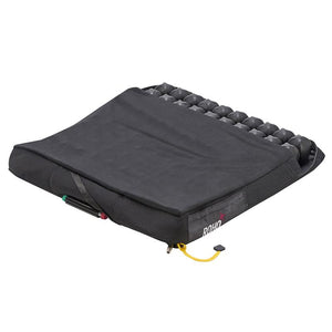 Roho Quadtro Cushion - Mid Profile without cover|Roho Quadtro Cushion - Mid Profile with cover half on|Pocket for Cushion comes standard and is convenient for carrying and travel