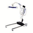 Reliant 600 HD Power Lift w/ Power Opening Low Base, Battery powered full body patient lift with a 600 lb weight capacity and powered low base|Heavy Duty Full Body Mesh Sling - XXL|Heavy Duty Full Body Mesh Sling with Commode Opening - XXL|Optional Reliant Digital Scale - up to 600 lbs