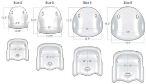 Sizing for Soft Liner seat and back