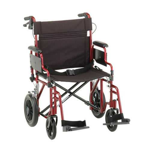 Nova Heavy Duty Transport Chair in Blue|Nova Heavy Duty Transport Chair in Red|Nova Heavy Duty Transport Chair back of Chair