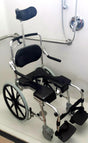 Go-Anywhere Adjustable Self-Propelled Commode N Shower Chair
