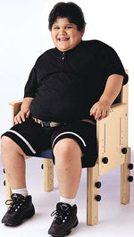 School Chair by TherAdapt with user (Armrests)