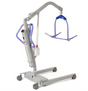 Choice of 4 prong spreader bar with manual DPS - Arjohuntleigh Maxi 500 Patient Lift|Option of 2 Pt Spreader Bar Arjohuntleigh Maxi 500 Patient Lif|Arjohuntleigh Maxi 500 Patient Lift|Optional ArjoHuntleigh General Purpose Clip Sling with Padded Legs|Optional  ArjoHuntleigh Mesh Loop Bathing Sling with Head Support