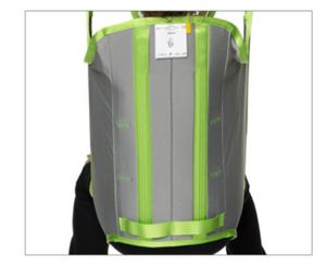 Sit Sling by Human Care Side View|Sit Sling by Human Care Back View|Sit Sling by Human Care Front Crossing View|Sit Sling by Human Care Size and Color Chart