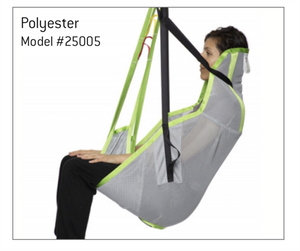 Full Body Sling by Human Care in Polyester Net Fabric|Full Body Sling by Human Care in Polyester Fabric|Full Body Sling by Human Care with crisscrossing reinforced hooks|Full Body Sling by Human Care Size and Color Chart