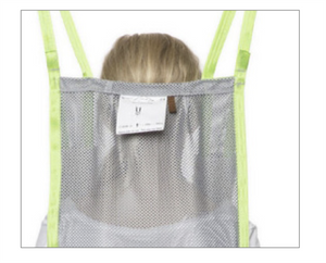 Activity Sling by Human Care|Activity Sling by Human Care Side View|Activity Sling by Human Care Back View|Activity Sling by Human Care Size and Color Chart
