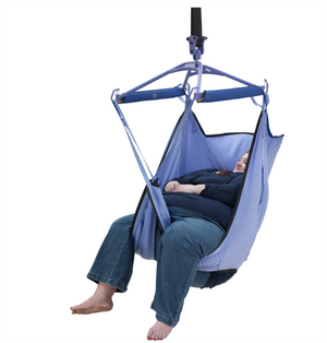 Arjohuntleigh Bariatric Deluxe Sling|Arjohuntleigh Bariatric Deluxe Sling|Bariatric Deluxe Padded Loop Sling for 4 point bariatric loop sling.|Arjo Bariatric Deluxe Padded Loop Sling for users with a large stomach.|Arjo Padded Loop Sling Sizes
