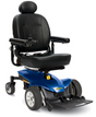 Jazzy Elite ES Portable Power Wheelchair in Viper Blue
