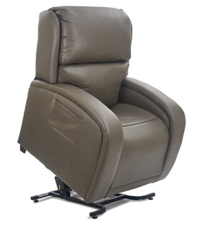 EZ Sleeper Recliner by Golden Technologies in Shiitake (Lifted)|EZ Sleeper Recliner by Golden Technologies in Coffee Bean (Lifted)|EZ Sleeper Recliner by Golden Technologies in Shiitake|EZ Sleeper Recliner by Golden Technologies in Coffee Bean|Color choices for EZ Sleeper Recliner (Brisa Fabric)