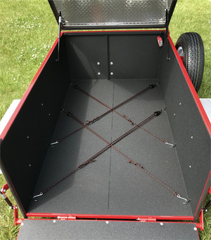 Optional Rubber bed liner adds more safety and durability of carrier