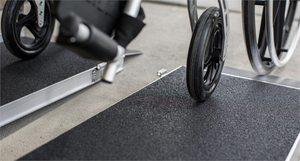 EZ Access Single Fold Suitcase AS Ramps|Dual ramp is great for manual wheelchairs|Self-adjusting bottom transition plates independently adjust