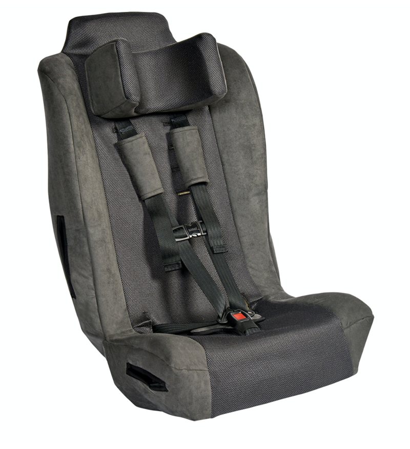 Inspired by Drive Spirit APS Car Seat in Speedway Gray|Optional Seat Depth Extender|Optional Incontinence Cover is made of water resistant material|Optional plastic Buckle Guard eliminates ability to undo buckle|Optional Retainer Clip Guard is made from plastic|Bolt-In Hardware Kit is required for vehicles made prior to 2002|Optional 3" Extensor Thrust Wedge is foam and assists in posture