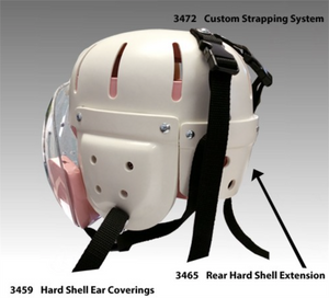 Danmar Hard Shell Helmet Custom Strapping