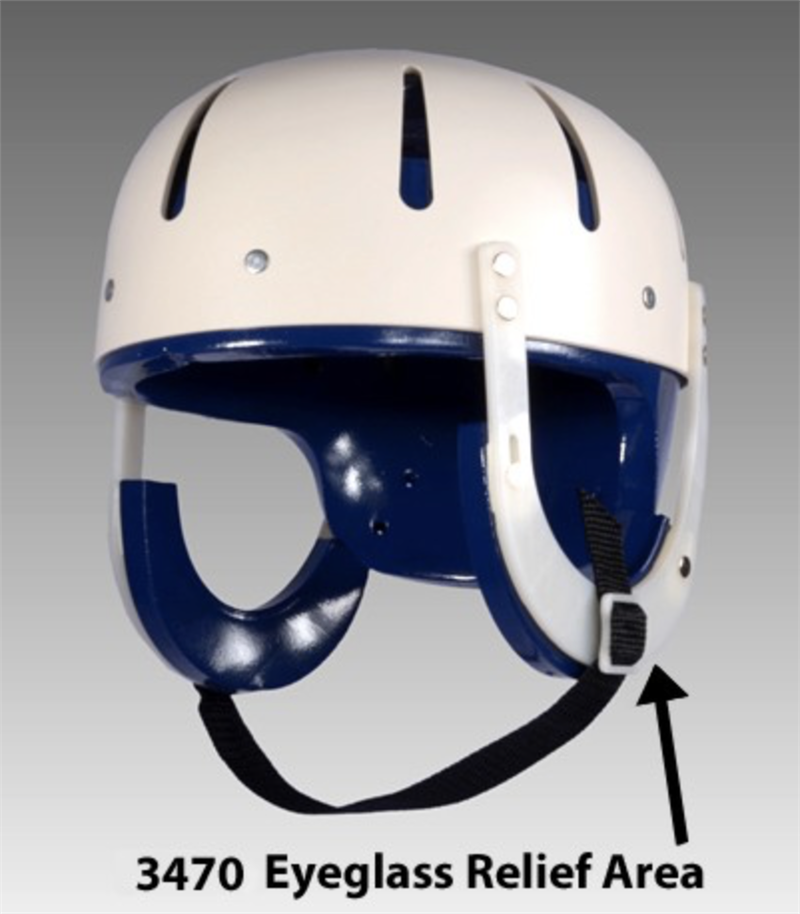 Danmar Hard Shell Safety Helmet Face Bar Eyeglass Relief