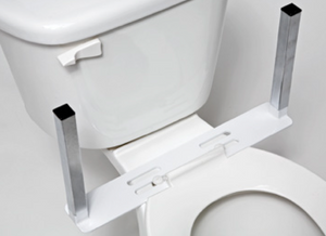 Inspired by Drive Contour Series Toilet Support in Hi-Back option|Toilet support with armrests and footrests package (Lo-Back option)|Inspired by Drive Contour Series Toilet Support in Lo-Back option|Plastic reducer ring option (comes standard with Small and Medium Reduced)|Optional Soft-Flex Splashguard|Small and Medium (Reduced Depth option) come with U-Shaped base|Padded reducer ring is available in x-small and small