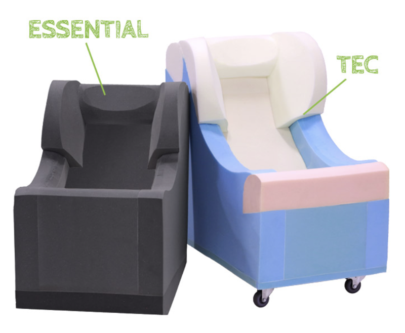 Choose between essential or TEC foam to support users