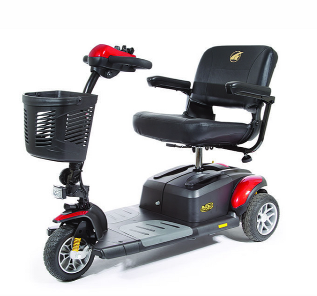 Buzzaround EX 3-Wheel Scooter by Golden Technologies with Red Shrouds
