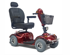 Golden Avenger 4-Wheel Scooter by Golden Technologies in Red