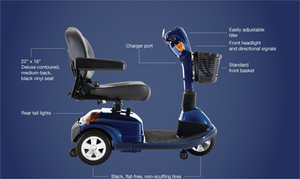 Maxima 3-Wheel Scooter by Pride Mobility