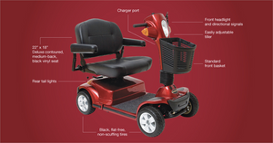 Maxima 4-Wheel Scooter by Pride Mobility
