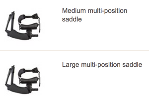 Optional- Multi-Position Saddle Rifton Medium Pacer Gait Trainer