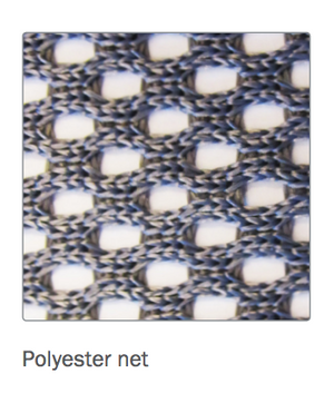 Molift EvoSling Amputee Medium Back Net Sling|Molift EvoSling Sling - Instruction Tag and Sizing|Molift EvoSling Sling - Color Coded Tags|Molift EvoSling Medium Back Net Sling - Net Up Close|Optional EvoSling Head Support|Etac Molift Strap Marker|Optional Evo Sling FlexiStrap|EvoSling Ampu MediumBack Polyester Net