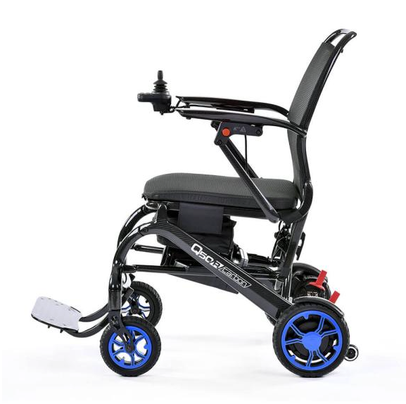 Q50 R Carbon Folding Power Wheelchair|Quickie Q50 R Carbon Folding Power Wheelchair|Folds compact for easy handlings.|Easy to use controls.|Fits in even the smallest automobile.|