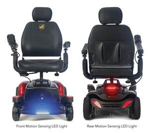 BuzzAbout GP164 by Golden |BuzzAbout GP164 by Golden|BuzzAbout GP164 by Golden|Front and Rear Motion Sensing LED Light on the BuzzAbout GP164|Blue and Red are Standard Colors available from Golden|Front and Rear Motion Sensing LED Light|BuzzAbout GP164 Shown Disassembled