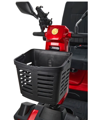 The Golden Eagle comes standard with the large front basket.