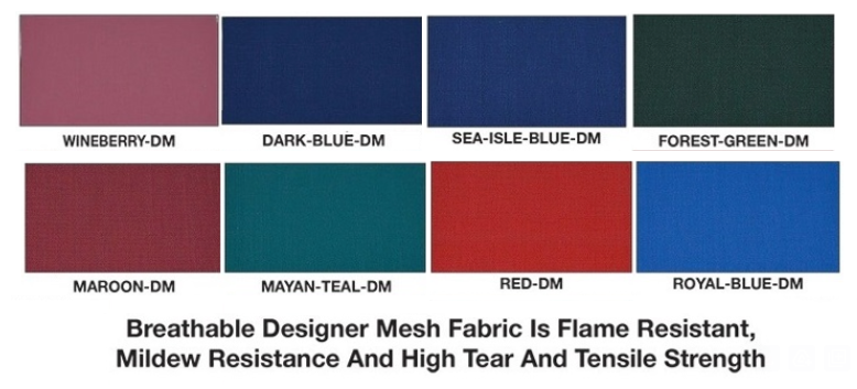 Breathable Designer Mesh Fabric Color Options