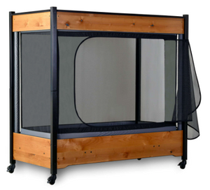 InSight by SleepSafe Beds in Cherry finish. |See-through SuperScreen 360 degree surround and top on the InSight.|InSight by SleepSafe Beds in Alder finish.|Padding color options for the InSight by SleepSafe.|Natural wood veneer finish options for the InSight by SleepSafe.