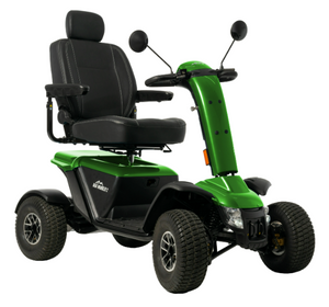 Baja Wrangler 2 Outdoor Mobility Scooter in Green Machine