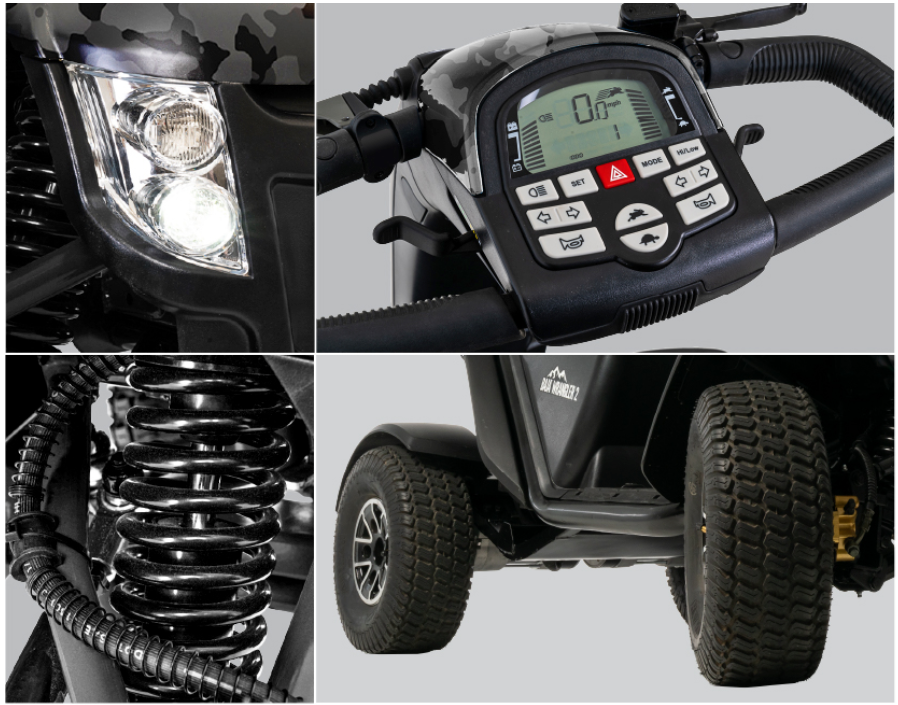 Features of the Baja Wrangler 2 by Pride Mobility