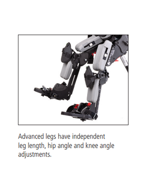 Optional advanced legs for Size 2 stander