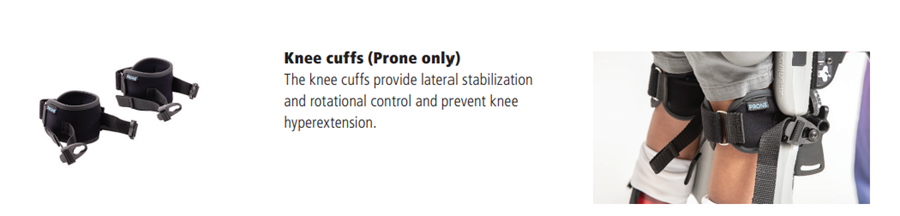 Knee cuffs for Prone only