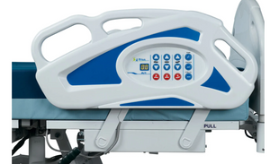 Ai1 low expandable bed with side rail controls.