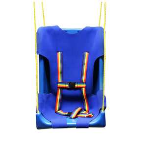 Swing seat with optional removable cover (shown with rope)