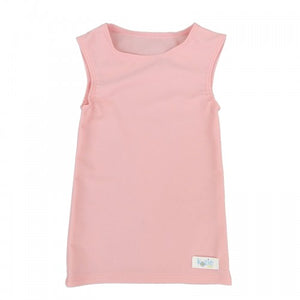 Kozie Clothes Simply Sleeveless Sensory Compression Shirt|Simply Sleeveless Sensory Compression Shirt in Navy|Simply Sleeveless Sensory Compression Shirt in White|Simply Sleeveless Sensory Compression Shirt in Black|Simply Sleeveless Sensory Compression Shirt in Steel Gray|Simply Sleeveless Sensory Compression Shirt in Blush Pink|Little girl wearing Black Simply Sleeveless Sensory Compression Shirt|Kozie Clothes Compression Shirt Size Chart