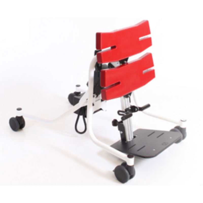 Standard frame support boards shown in red
