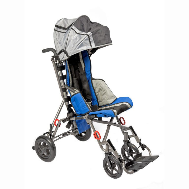 Trotter shown with canopy extended and opt tie-downs in Jet Fighter Blue
