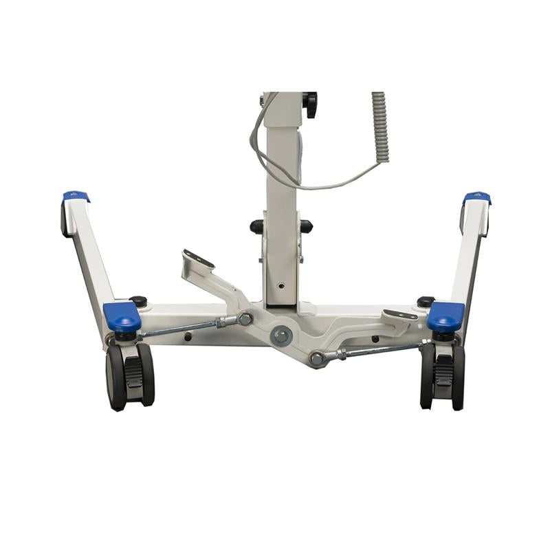 Protekt Take-A-Long Folding Electric Patient Lift by Proactive Medical|Locking rear casters help to keep lift stationary when needed|Easily fold this lightweight (84 lbs) lift for easy transport and storage|Optional digital scale|2-point spreader bar comes standard with the lift