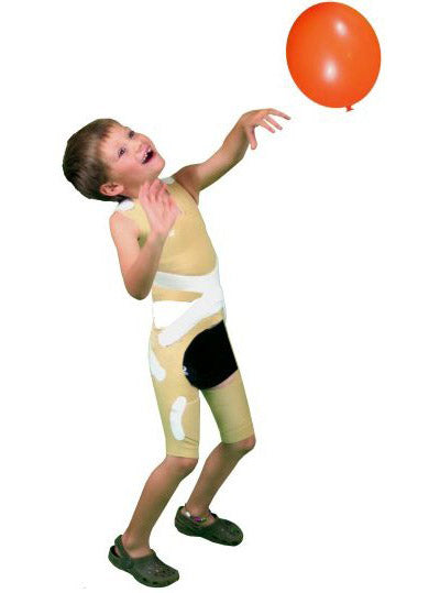 TheraTogs ULTRA Full Body System - Children/Small Adult|TheraTogs ULTRA Full Body System - Children/Small Adult, wraps the torso and lower extremities in a Velcro-sensitive "strapping field" that allows the clinician to attach straps that can improve postural alignment and stability