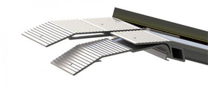TRIFOLD RAMP Advantage Series Main|TRIFOLD RAMP Advantage Series Angle 1|TRIFOLD RAMP Advantage Series Angle 2|TRIFOLD RAMP Advantage Series Closeup|TRIFOLD RAMP Advantage Series Collapse 1|TRIFOLD RAMP Advantage Series Collapse 2|TRIFOLD RAMP Advantage Series Collapse 3|TRIFOLD RAMP Advantage Series Collapsed|Optional Top Lip Extension adding 6" to clear bumpers of SUV and vans made for wheelchairs and scooters.