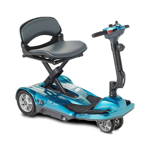 Transport AF+ 4-Wheel folding travel Scooter in blue