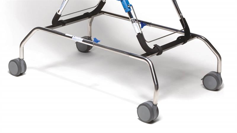 Rolling Base makes transfers easy and adds 13" to base height